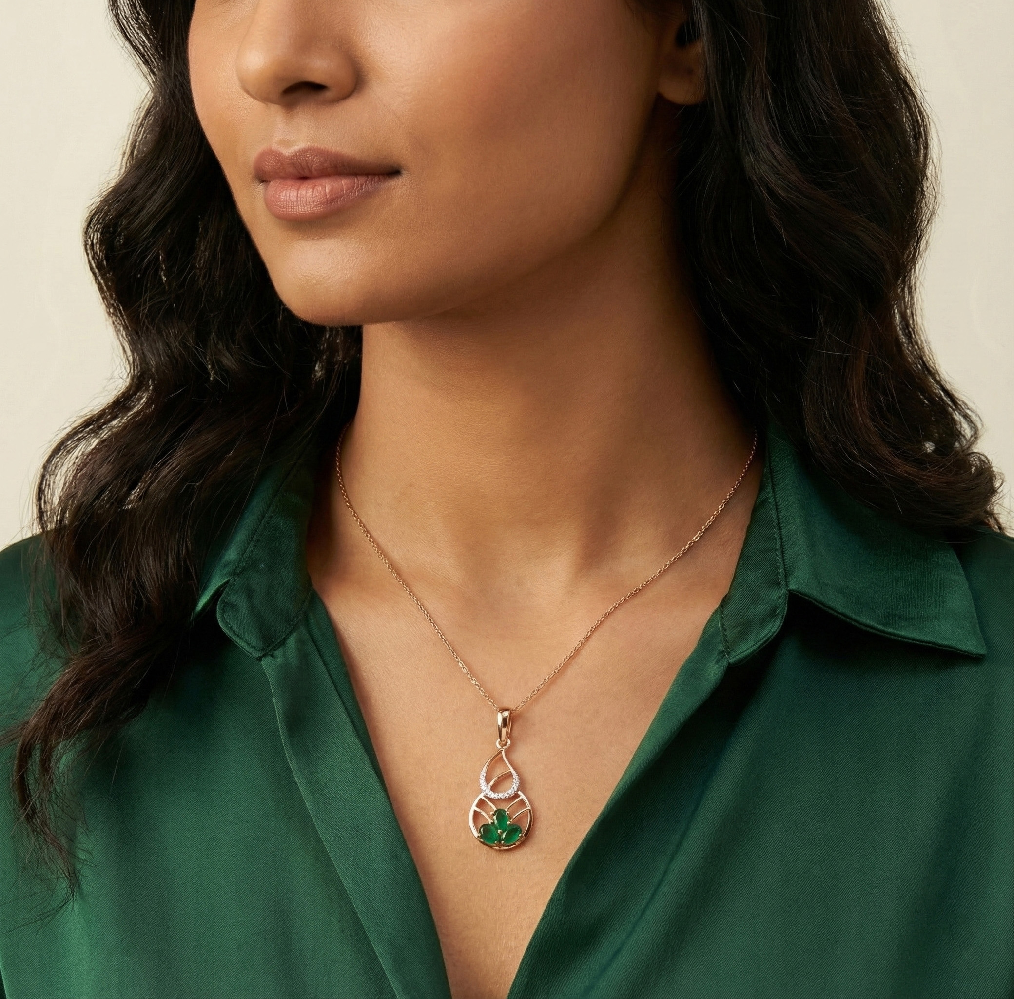 Daily Grace Gold and Diamond Pendant - Image 4