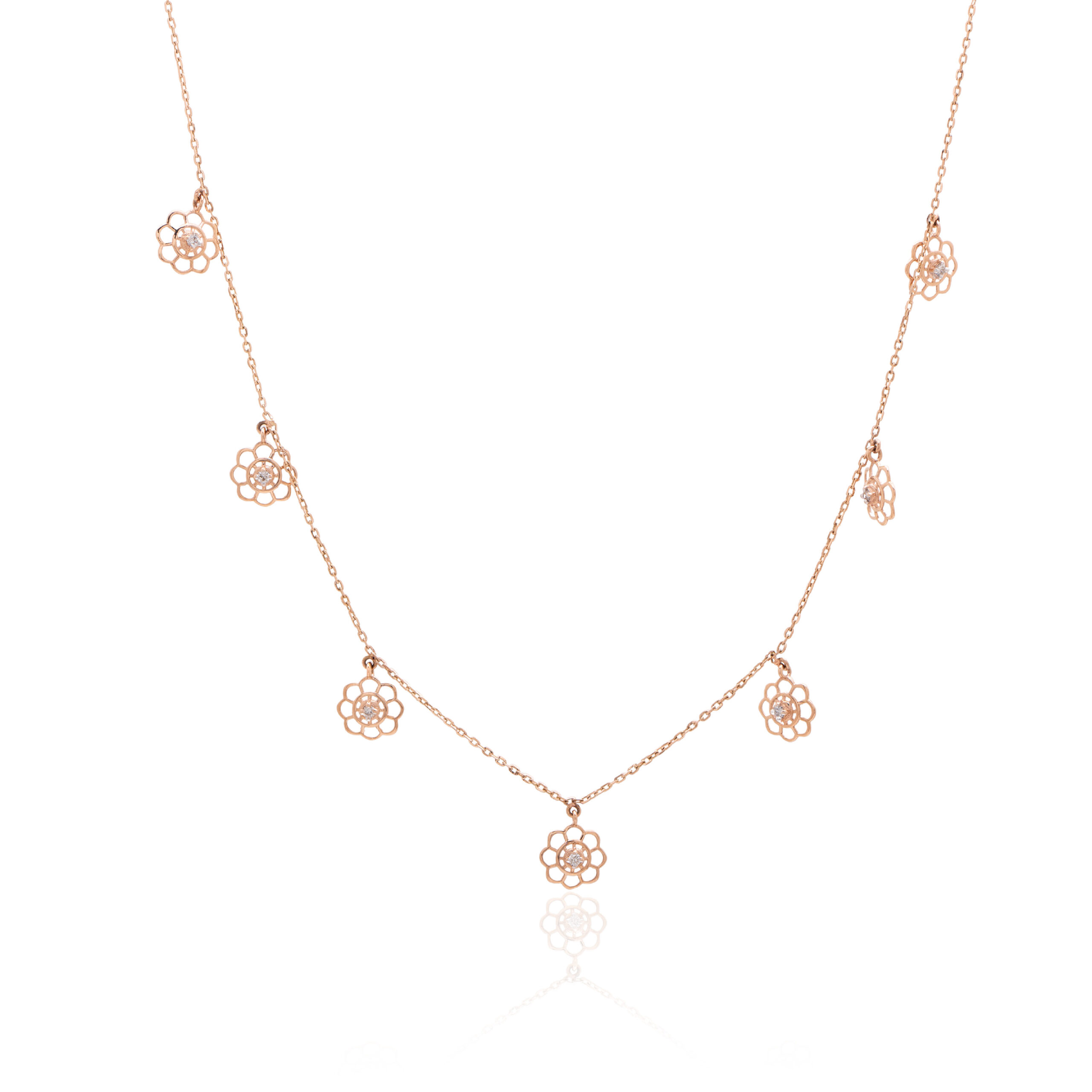 Sleek Everyday Gold and Diamond Pendant